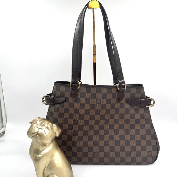 Louis Vuitton Batignolles Damier Ebene Shoulder Bag Tote GHW CoA Authentic - Picture 1 of 7